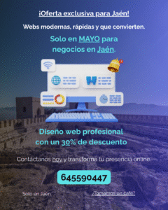 OFerta diseño web Jaén